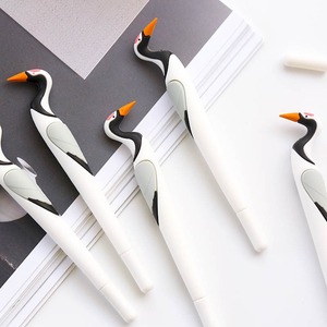 प्लास्टिक 0.5 मिमी जेल पेन क्राउन तोते प्रचार उपहार पेन थोक - Product Image 2