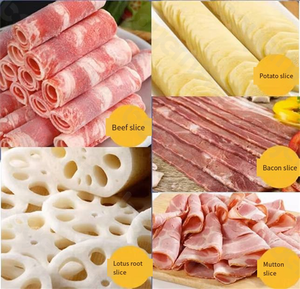 Semi Automatic Anodized Aluminum Meat Vegetable Cutting <b>Cutter</b> Machine Onion Bacon Cheese <b>Cucumber</b> Sausage Meat Slicer Machine - Product Image 6