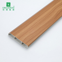 Plinthe SPC 99 mm, imperméable et ignifuge, pour la décoration des hôtels et des villas