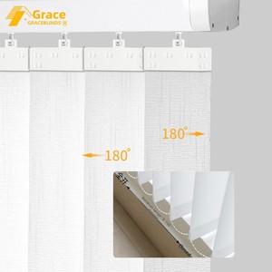Stores verticaux électriques en polyester, style européen, pour cloison de bureau, salon, balcon, chambre, fenêtre <span class=keywords><strong>baie</strong></span> du sol au plafond - Product Image 3