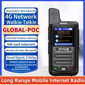 4G Full-Band Tweeweg Radio Mini Simkaart Globaal-Intercom Telefoon Ham Walkie Talkie Lange Afstand 5000Km Paar (Geen Kosten) Plartfrom - Product Image 3