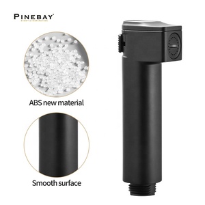 PINEBAY, современный стиль, пластиковый ручной душ, АБС, хромированный биде, для ванной комнаты, туалетная рука, черный <span class=keywords><strong>Shattaf</strong></span> Srayer - Product Image 2