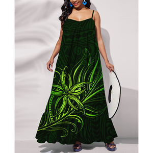 Clothing Vendors Vintage Tapa Polynesian Tribal Halter <strong>Dress</strong> Plus Size Hawaiian Tropical Vocation <strong>Sexy</strong> <strong>Long</strong> <strong>Dress</strong> Samoa <strong>Dresses</strong> - Product Image 5