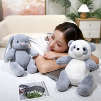 Jouets en peluche personnalisés Éléphant Jouets en peluche Éléphant Animaux en peluche lestés