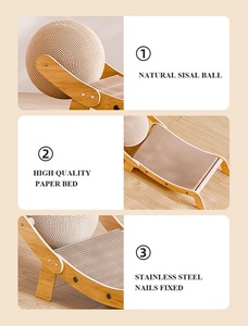 Beschermend Meubilair Kat Krabpad Kartonnen Kat Krabben Met Bal Speelgoed <span class=keywords><strong>Cat</strong></span> <span class=keywords><strong>Scratcher</strong></span> - Product Image 5