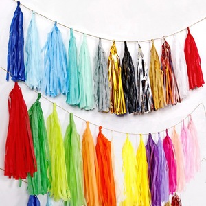 Colorful Paper <strong>Tassel</strong> Ribbon Decoration Party <strong>Balloon</strong> Decoration Birthday Wedding Scene Supplies Toy Paper <strong>Tassel</strong> - Product Image 1