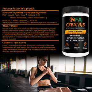 Creatina en Polvo OEM/ODM con Monohidrato de Creatina Ultra Puro, Sin Sintéticos, Aumenta la Fuerza, Suplemento Nutricional - Product Image 2