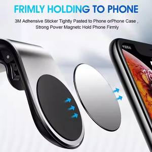 Support de téléphone universel pour voiture avec logo personnalisé, support télescopique flexible, stabilisateur, support magnétique pour téléphone portable - Product Image 3