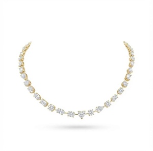 Collar de Diamantes Solitario en Forma de Corazón - Oro de 9k, 14k, 18k - Product Image 3