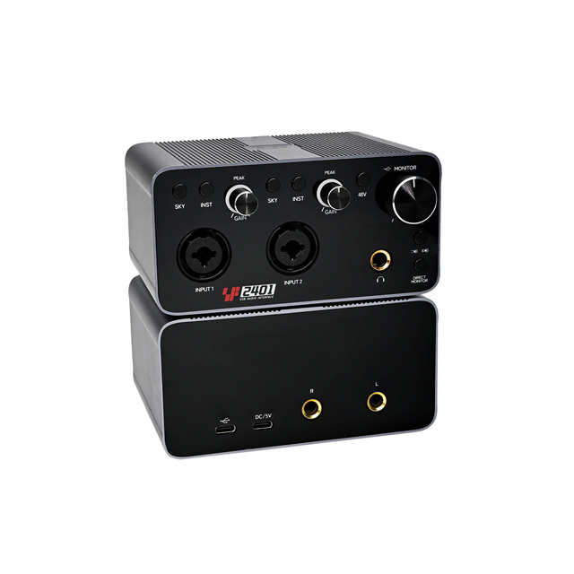Simplefly SF2401 Usb Sound Card External Studio Mobile Mixer Mic and Sound Card Audio Interface for Recording Studio Live