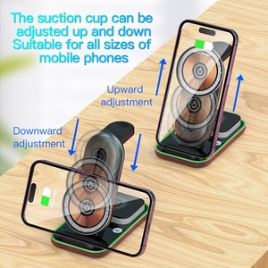 สินค้ามาแรงปี 2025 รุ่นใหม่ล่าสุด ที่วางโทรศัพท์แบบ LED 3 in 1 แท่นวางโทรศัพท์มือถือพร้อมที่ชาร์จไร้สายอเนกประสงค์ - Product Image 5