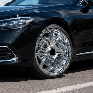ล้อฟอร์จสีเงินโครเมียมขัดเงา ขนาด 17 18 19 20 21 22 นิ้ว สำหรับรถยนต์ BMW และ Mercedes-Benz |   ขายตรงจากโรงงาน - Product Image 1