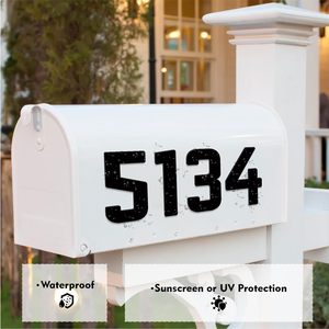 Hiện Đại Màu Đen Acrylic tự dính số nhà cho văn phòng khách sạn căn hộ cửa địa chỉ thư - Product Image 3