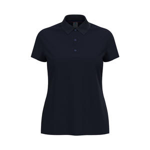 Polo de Mujer Veraniego en Mezcla de Algodón Ultraligero con Caída Fluida, Mangas Cortas y Comodidad Fresca - Product Image 1