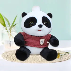 可爱熊猫娃娃熊猫毛绒玩具女床睡觉娃娃可爱家居装饰