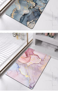 Легкий роскошный Противоскользящий Быстросохнущий коврик для ног мягкий влагопоглощающий коврик для входной двери для ванной дома - Product Image 2