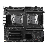 Carte mère PC HUANANZHI X10X99-8D E-ATX DDR4, carte mère serveur double processeur, prend en charge 8 emplacements de mémoire DDR4