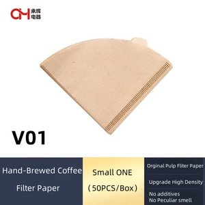 1-2 <span class=keywords><strong>cup</strong></span> V01 và 1-4 <span class=keywords><strong>cup</strong></span> Cone Shape lọc cà phê giấy/cà phê dripper giấy lọc - Product Image 4