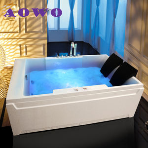 Baignoire <span class=keywords><strong>en</strong></span> acrylique yacuzzi pour 2 personnes, design élégant, bains chauds de massage, baignoire autoportante, buse de surf, baignoire portable - Product Image 2