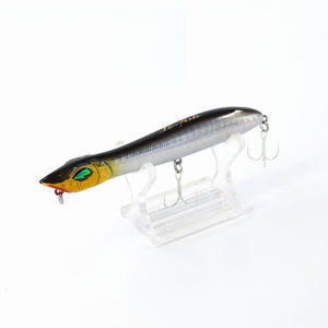 LE02 Fishing Lure Baits <span class=keywords><strong>surface</strong></span> 105mm 10.5g top water popper snake head wobbler - Product Image 2