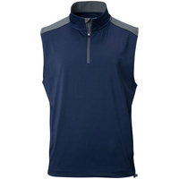Chaleco de golf reversible de alta calidad para hombre, tela de nailon transpirable de estilo formal con bordado de logotipo personalizado para trabajar en otoño