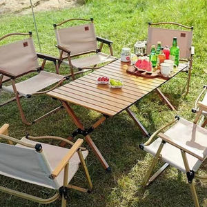 TODO Vente en gros <span class=keywords><strong>Table</strong></span> pliante à <span class=keywords><strong>double</strong></span> face pour le <span class=keywords><strong>camping</strong></span>, le pique-nique et les loisirs <span class=keywords><strong>Table</strong></span> pliante en alliage d'aluminium avec sac à poignée - Product Image 3