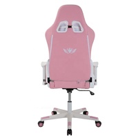 Chaise de jeu d'ordinateur de course moderne RGB en cuir synthétique, alliage d'aluminium, ergonomique, pivotante, usage commercial, directement de l'usine