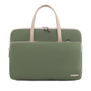 Sac à bandoulière léger en nylon pour ordinateur portable, sacoche étanche en tissu Oxford antichoc, sac à main color block Macaron, nouveau modèle, sacoche fine pour ordinateur portable - Product Image 2