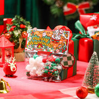Jouet de décompression musical en forme de patte de chat de Noël, en TPR, boîte mystère, jouet anti-stress pour la relaxation