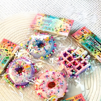 Jouet en peluche patte de chat en forme de donut, texture slime, très esthétique, anti-stress, vente en gros