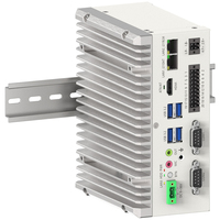 Petit Mini PC J1900 bon marché avec 2 LAN 4 USB 2 COM & 2 DDR4 Dual NIC Linux & Windows Industrial Embedded Box Compact Design Stock