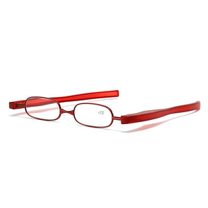 Wholesale ultra Portable Mini Slim Folding <strong>Glasses</strong> 360 <strong>Degree</strong> Rotating <strong>Reading</strong> <strong>Glasses</strong> for Men and Women - Product Image 5