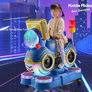New Coin Electric Coin Happy <b>Little</b> Motorcycle Toy Car MP5 Swing Machine Small Electric Toy Game Machine - Product Image 3