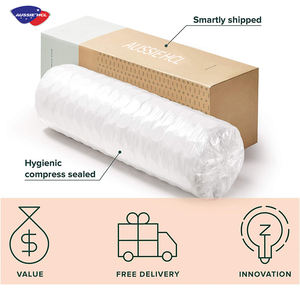 Colchones personalizados Colchón de espuma de alta densidad Pedido en línea en una caja Colchones híbridos de gel de látex de espuma viscoelástica colchones de muelles de bolsillo - Product Image 6