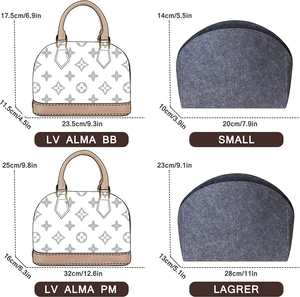 Organisateur de <span class=keywords><strong>sac</strong></span> en feutre portable, <span class=keywords><strong>sac</strong></span> à cosmétiques, insert de <span class=keywords><strong>sac</strong></span> dans un <span class=keywords><strong>sac</strong></span>, organisateur pour <span class=keywords><strong>Alma</strong></span> PM BB - Product Image 3