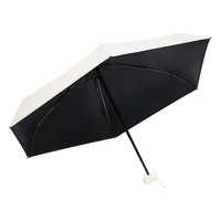 Parapluie pliant 5 sections personnalisé avec logo, mini parapluie de poche anti-UV pour le soleil et la pluie, cadeau promotionnel en gros