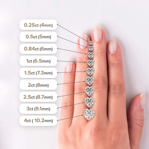 IGI liontin berlian hati 0.80-2,5 ct bersertifikasi kalung Lab berlian tumbuh liontin berlian 10k rantai emas berbentuk hati liontin soliter berlian - Product Image 6