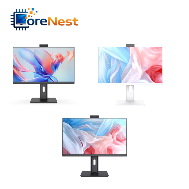 CoreNest 23.8 Inch All in One PC Touch screen AIO PC Intel Core i9 i7 i5 8 16 32GB RAM Desktop Computer for Business