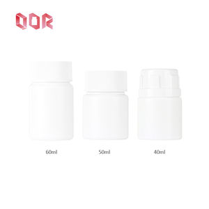 Pharmaceutical Grade Child Resistant Cap 34mm 43mm Neck Custom Color Health Supplement Packaging <b>Pill</b> <b>Bottle</b> Medicine - Product Image 5