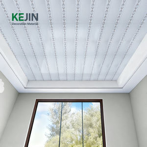 Paneles de techo de <span class=keywords><strong>PVC</strong></span> modernos <span class=keywords><strong>para</strong></span> sala de estar Hotel Ignífugo Easy Grid Cielo Falso <span class=keywords><strong>PVC</strong></span> Cielorraso - Product Image 3