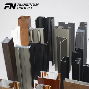 Profilés d'extrusion d'aluminium Profilés de fenêtre en aluminium Aluminio Para Ventanas Aluminio Perfil De Aluminio