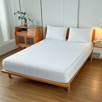Protège-matelas ultrasonique sur mesure en microfibre, imperméable et antibactérien, housse de matelas, vente en gros, directement de l'usine