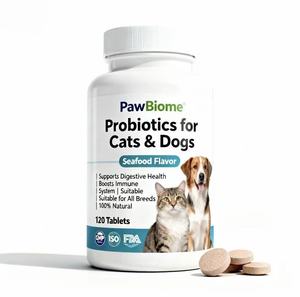 OEM Probiotic & Fish Oil <b>Chewy</b> Treats for Dogs & Cats-Immune Support Gut Health Skin & Coat Health Fast Absorption - Product Image 1