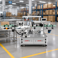 Machine d'étiquetage automatique industrielle double face pour canettes et bouteilles, petite machine à autocollants portable