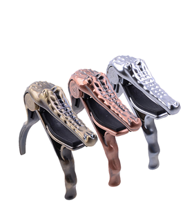 Crocodile Alligator Metal Guitar Capo <b>Quick</b> Change Zinc Alloy <b>Clamp</b> for Acoustic Electric Folk Guitar Ukulele - Product Image 1