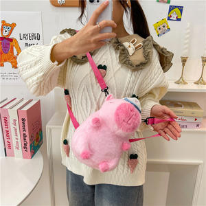Yiwu1688 Agente De Brinquedo Melhor Capivara Boneca De Pelúcia Recheada Enfeites De Casa Boneca Brinquedo De Pelúcia Capivara Peluches Com Mochila Travesseiro - Product Image 3