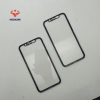 Verre de téléphone portable avec OCA pour iPhone X Xr Xs Max pour iPhone 11 12 13 Pro Max remplacement de l'écran tactile en verre de lentille extérieure avant