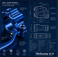 Support de levier de frein et d'embrayage CNC pour moto, en aluminium 6061, pièces usinées sur mesure OEM pour moto tout-terrain, dessin requis