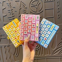 Nouveau porte-clés clavier anti-stress en silicone à 26 touches, mignon et créatif, cadeau d'anniversaire pour étudiants, enfants, unisexe, petit pendentif breloque