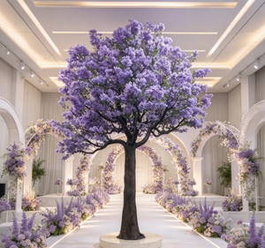 Albero Artificiale Grande Personalizzato Bagang, Resistente ai Raggi UV, Ignifugo, in PE, con Fiori di <span class=keywords><strong>Ciliegio</strong></span> Dorati Primaverili - Product Image 2